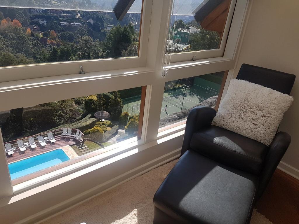 Belissima Cobertura No Condominio Switzerland, O Conforto Que Toda Familia Merece Campos do Jordão Esterno foto